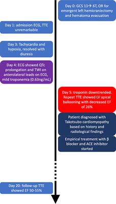 Case Report: Takotsubo Cardiomyopathy After Traumatic Brain Injury